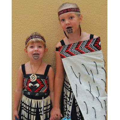 KH001 Kapa Haka Girls Costume Small cust photo